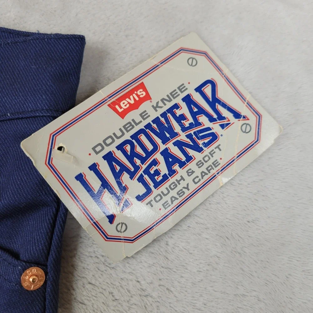 Vintage Levis Jeans‎ Boys 7 Slim Double Knee Made USA Hardware 80s Kids Pants